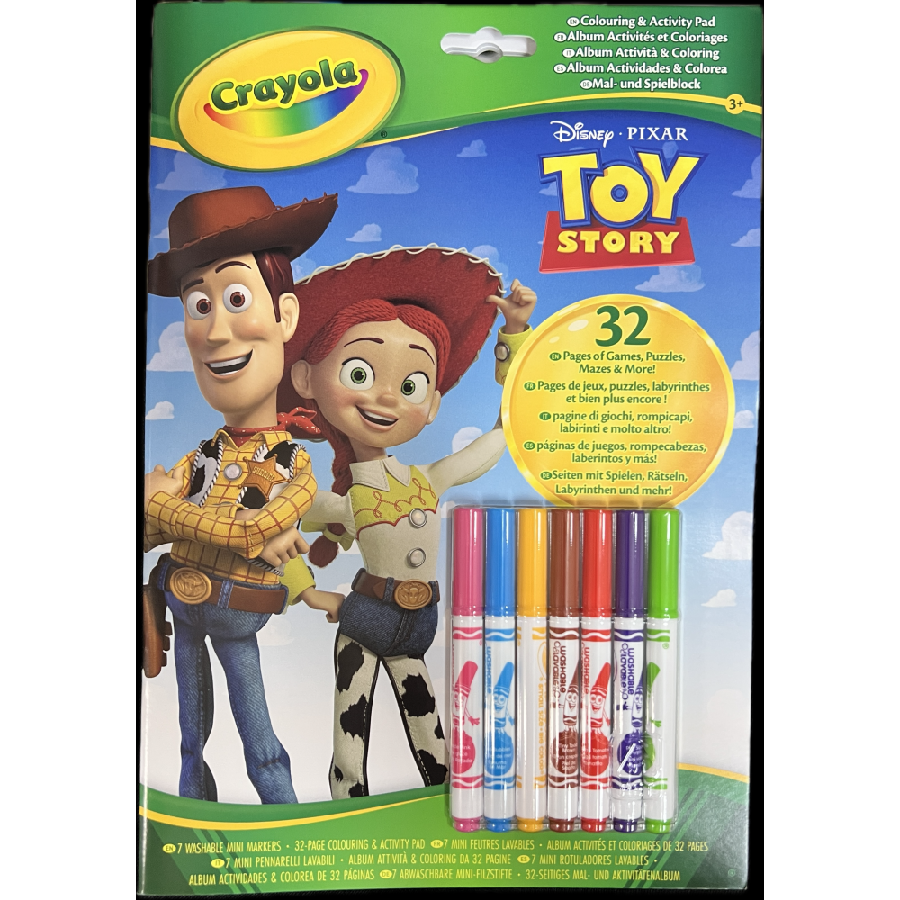 CRAYOLA - Album Attività & Coloring - TOY STORY  04-7047  iva.ass.imp art74