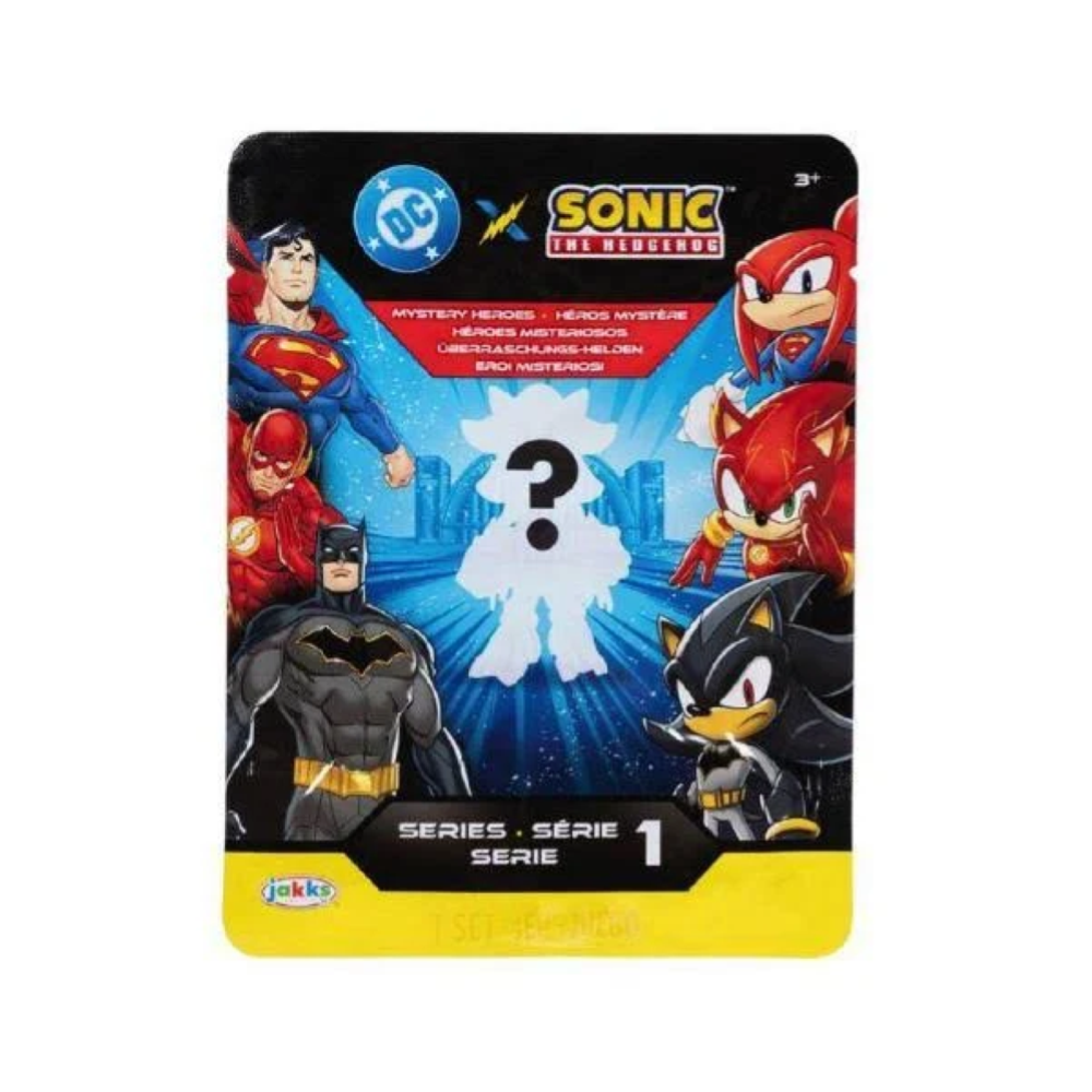 Jakks - DC X Sonic Assortimento di personaggi articolati 6 cm Blind Pack W1  43164GM
