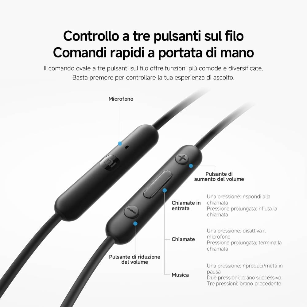 XIAOMI AURICOLARI Xiaomi Type-C Earphones_Black