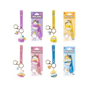 YuMe Keychain - Molang Keychain & Strap Weather Series - PDQ (9 Units) 16210 5CM