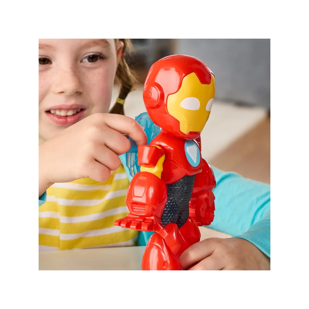 HASBRO - Spidey And His Amazing Friends - SPIDEY FIGURA MEGA IRON MAN G28315X00 