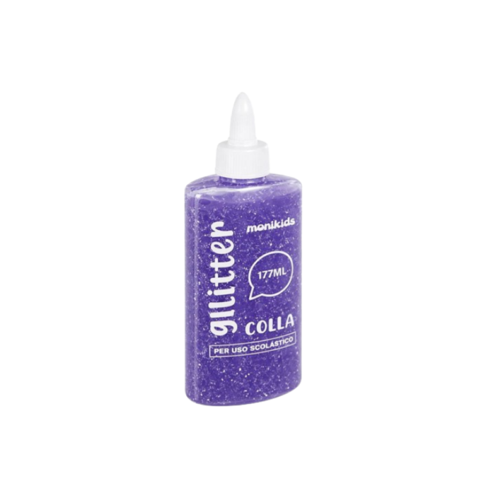 MONIKIDS CREATIVE - COLLA GLITTER 177ml VIOLA 