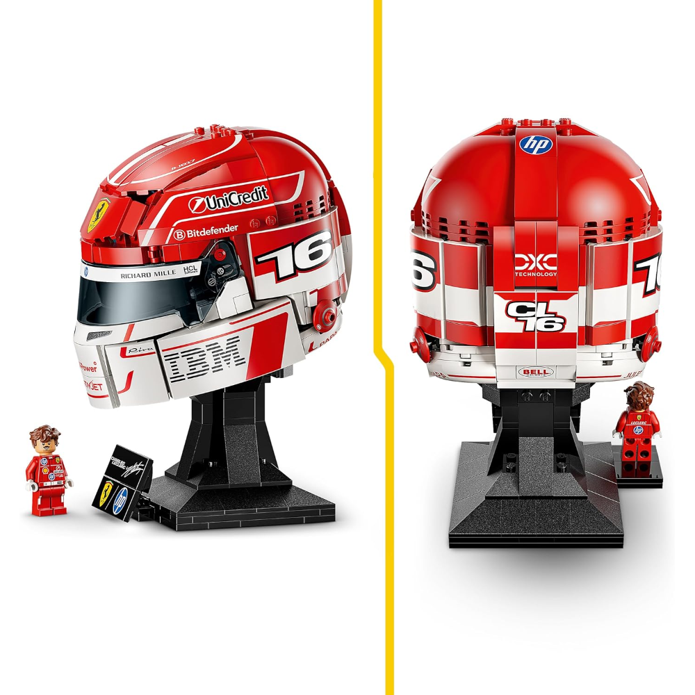 LEGO Editions Formula 1 - Casco di Charles Leclerc Scuderia Ferrari HP 43014