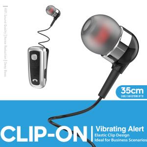 NEWTOP CF54 AURICOLARE RETRATTILE CON CLIP WIRELESS PER SMARTPHONE