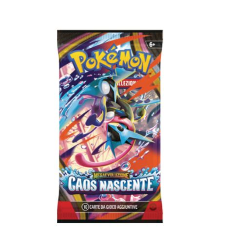 Pokemon - Bustina Singola "MEGAEVOLUZIONE - M4 CAOS NASCENTE " IT