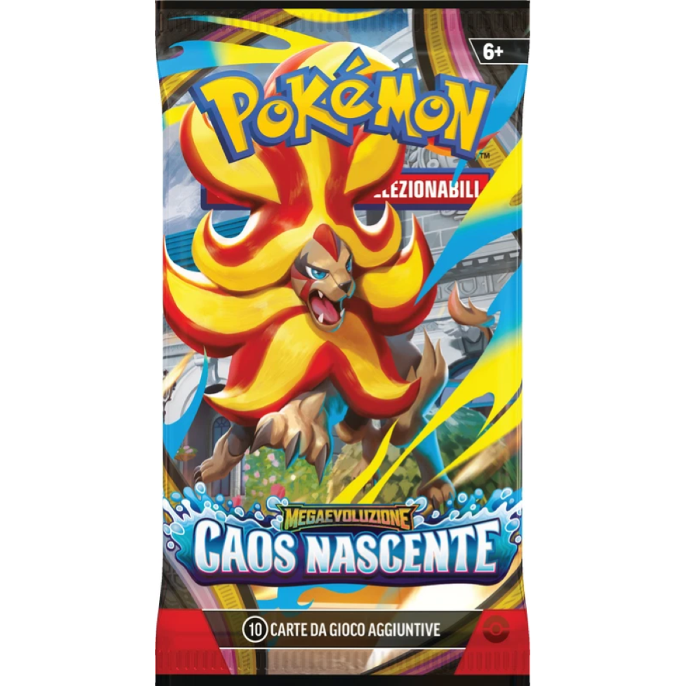 Pokemon - Blister 3 buste "M4 MEGAEVOLUZIONI CAOS NASCENTE" IT