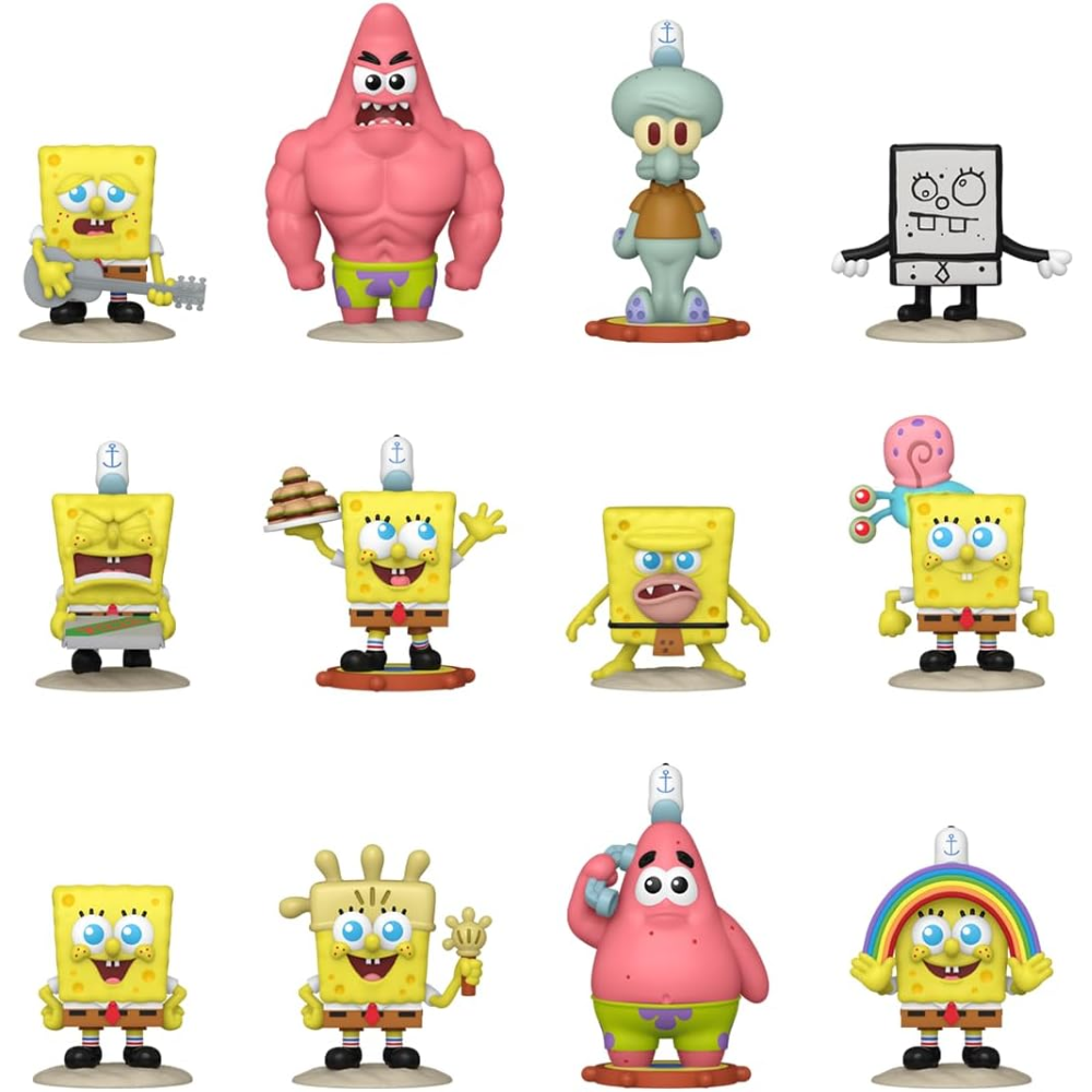FUNKO POP SPONGEBOB: 25TH ANNIVERSARY - MYSTERY MINI BLIND BOX - DISPLAY 12 PZ
