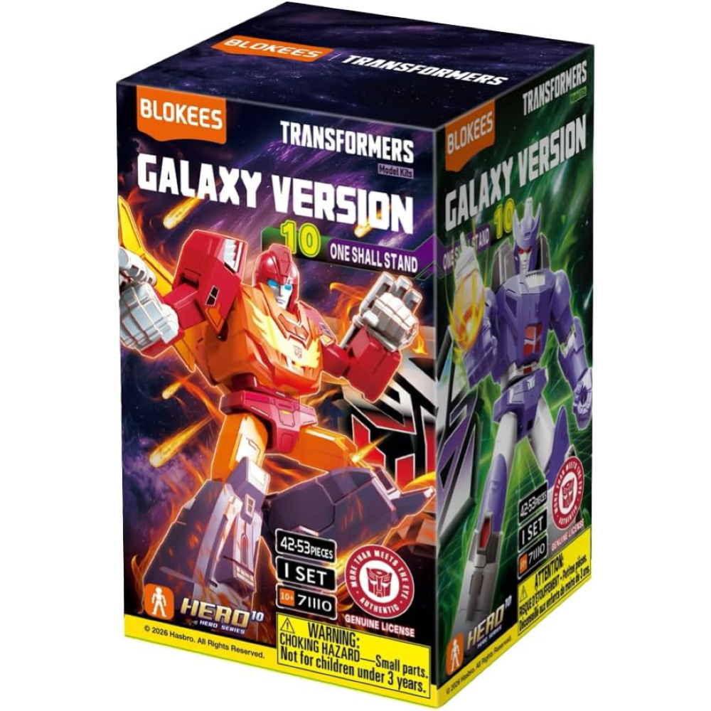 Blokees - Transformers Blind Box - Galaxy Version 10 - 71110 One Shall  DISPLAY 9PC 