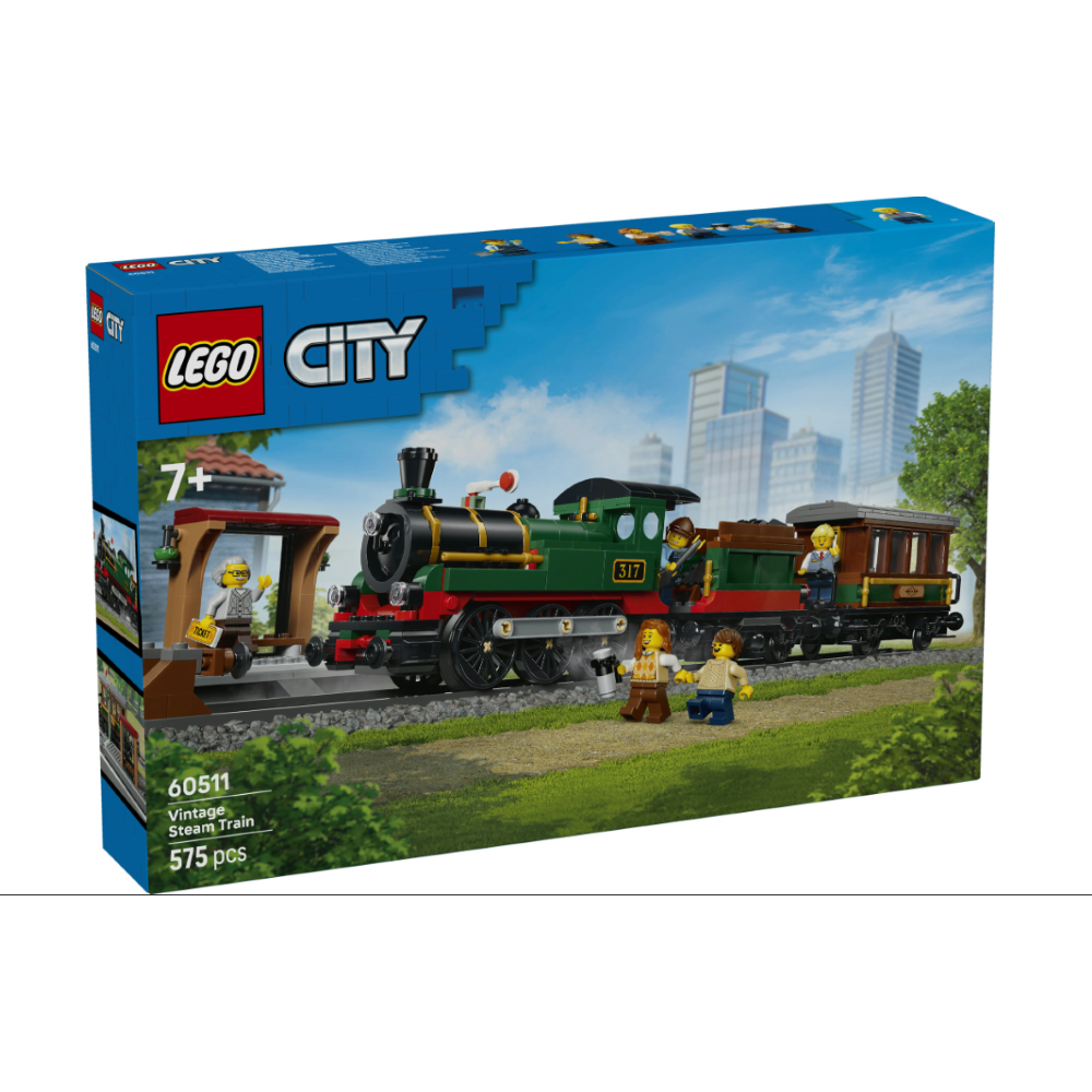 LEGO CITY - Treno a vapore vintage 60511