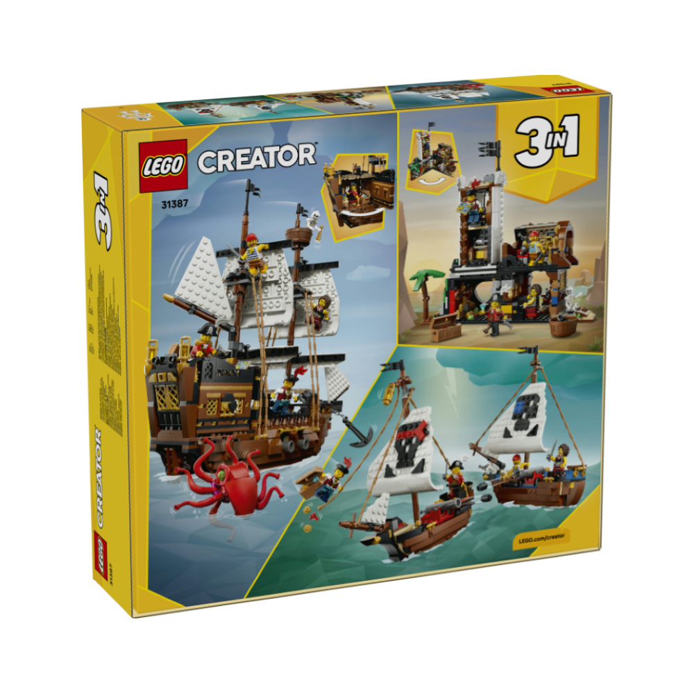 LEGO CREATOR - Iconica nave da pirata 31387
