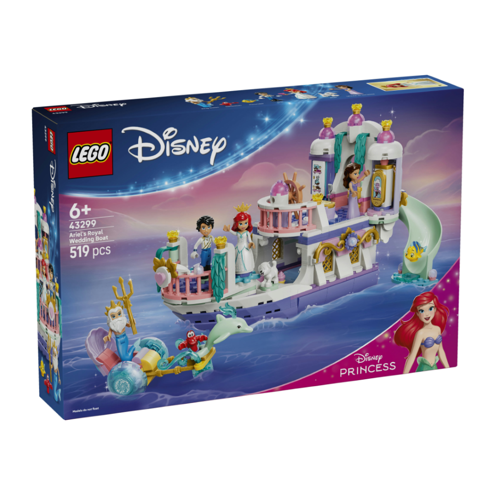 LEGO DISNEY PRINCESS - La barca nuziale di Ariel 43299