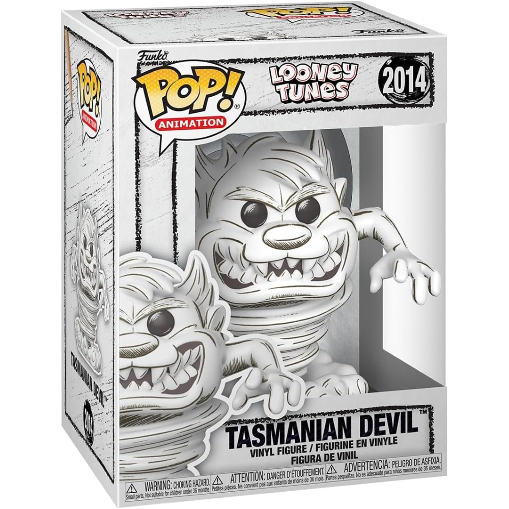 FUNKO POP LOONEY TUNES - VINYL FIGURE 2014 TASMANIAN DEVIL (SKETCHED) 9CM 
