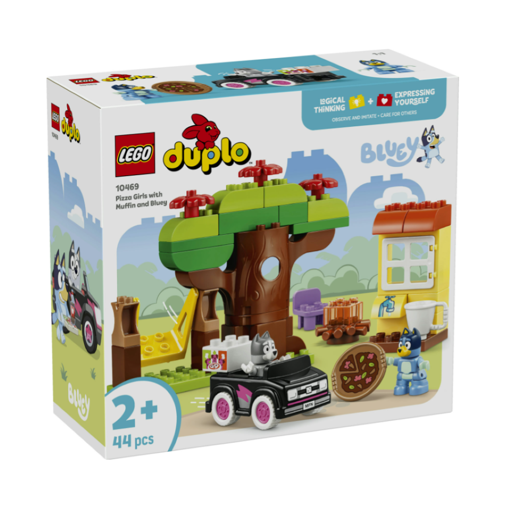 LEGO DUPLO BLUEY - Pizzaiole con Muffin e Bluey 10469