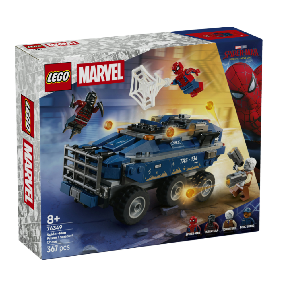 LEGO MARVEL - Inseguimento del trasporto prigione di Spider-Man 76349 