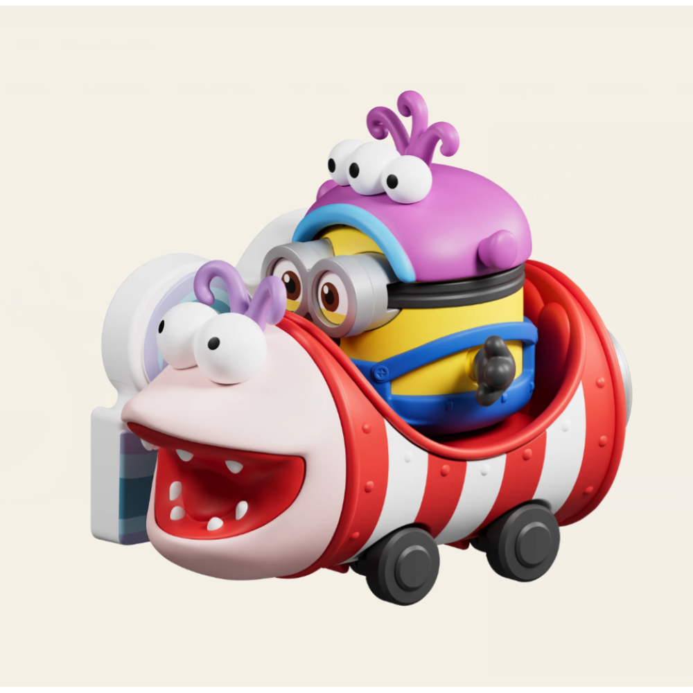 Blokees - Minions daadoos - 75891 Nest Series 01 - Super Silly FunLand Ride 