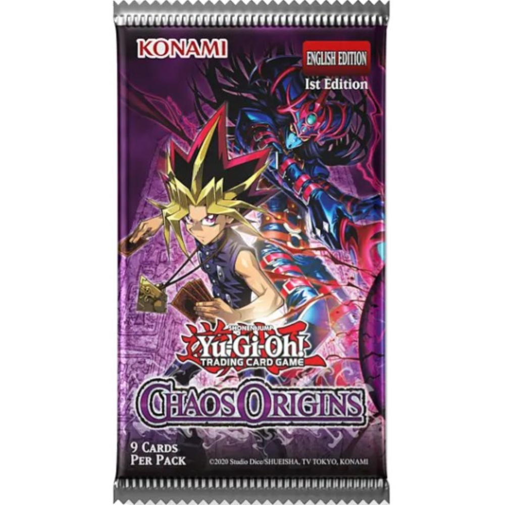 Yu-Gi-Oh! BUSTINA SINGOLA IN ESP. 24 BUSTE - CHAOS ORIGINS 9CARTE- ITA 02/07/2026