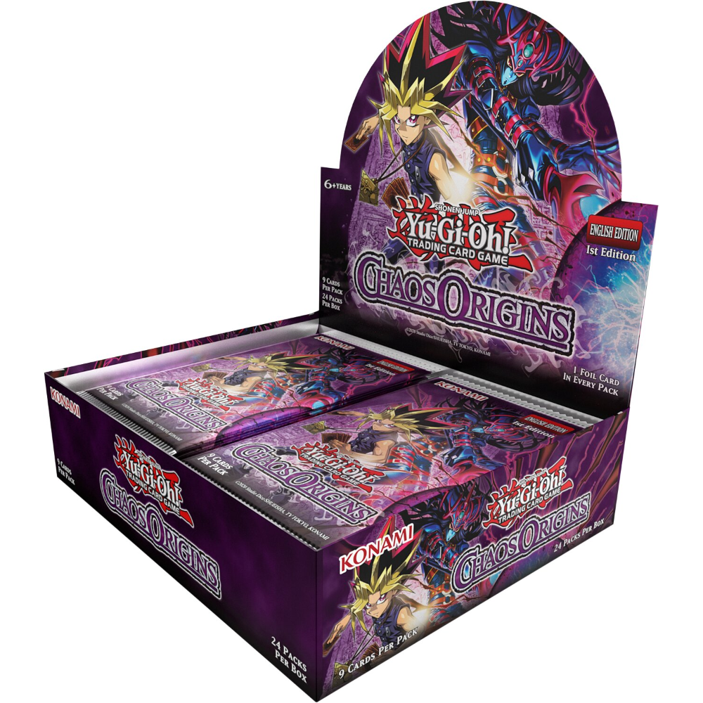PREORDINE Yu-Gi-Oh! BUSTINA SINGOLA IN ESP. 24 BUSTE - CHAOS ORIGINS 9CARTE- ITA 02/07/2026