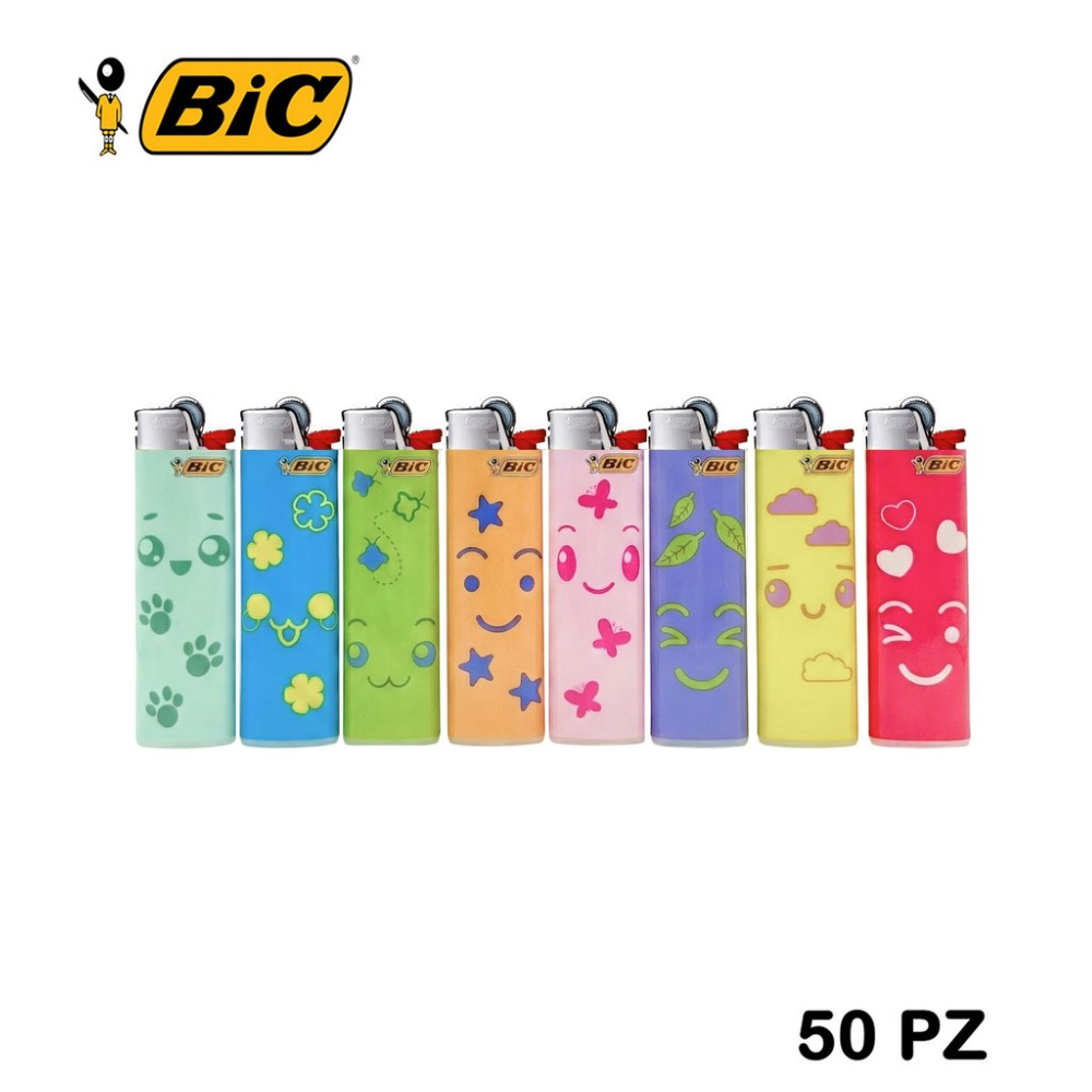 BIC ACCENDINI SLIM J23 KAWAII 1PZ=(50PZ)