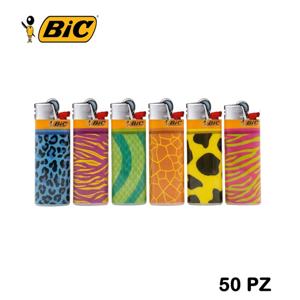 BIC ACCENDINI MINI J25 NEON SKIN 1PZ=(50PZ)