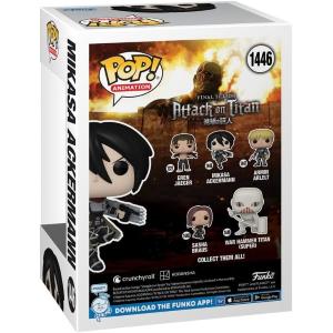 FUNKO POP ATTACK ON TITAN S5 - VINYL FIGURE 1446 MIKASA ACKERMAN 9CM