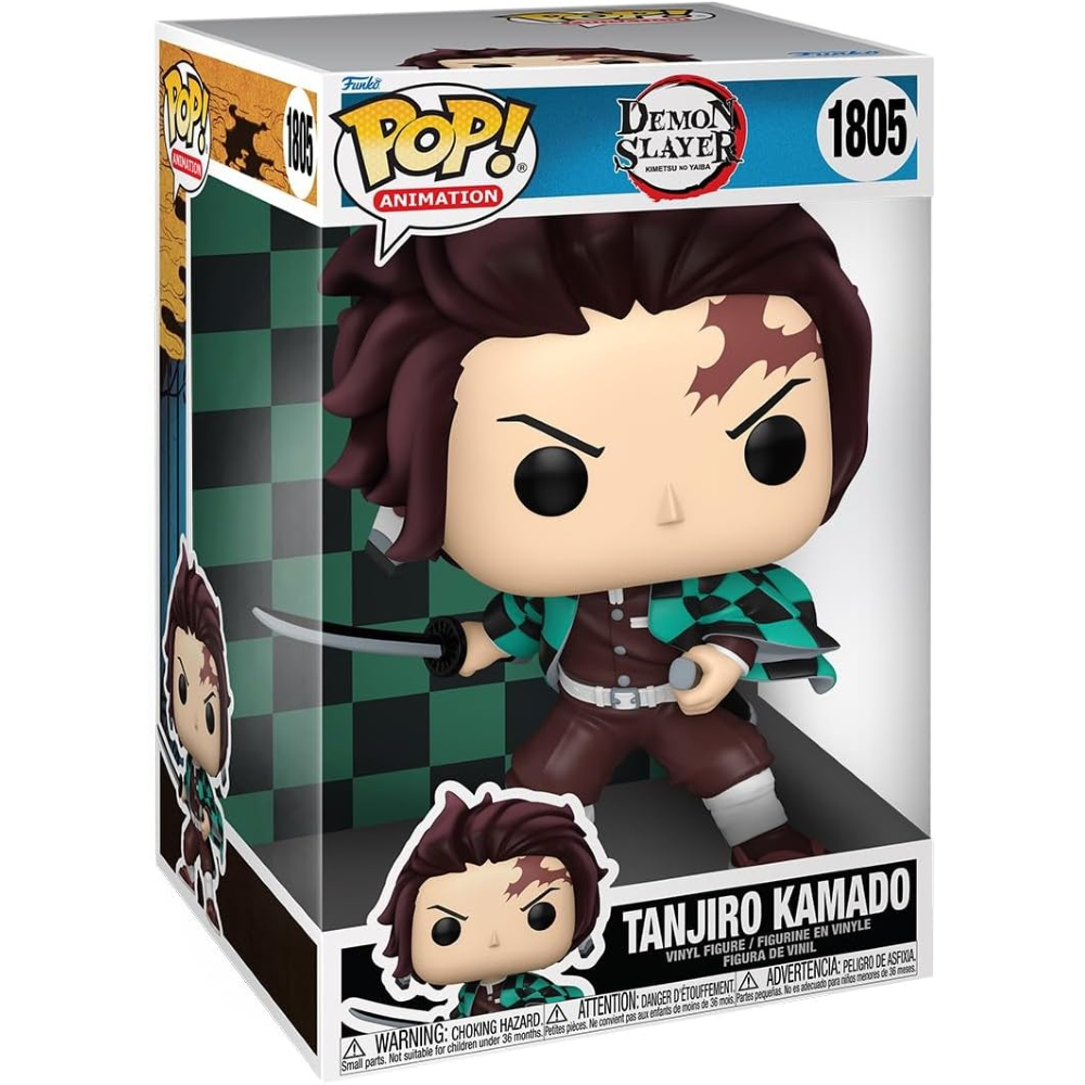 FUNKO POP JUMBO DEMON SLAYER - VINYL FIGURE 1805 TANJIRO KAMADO 25CM 