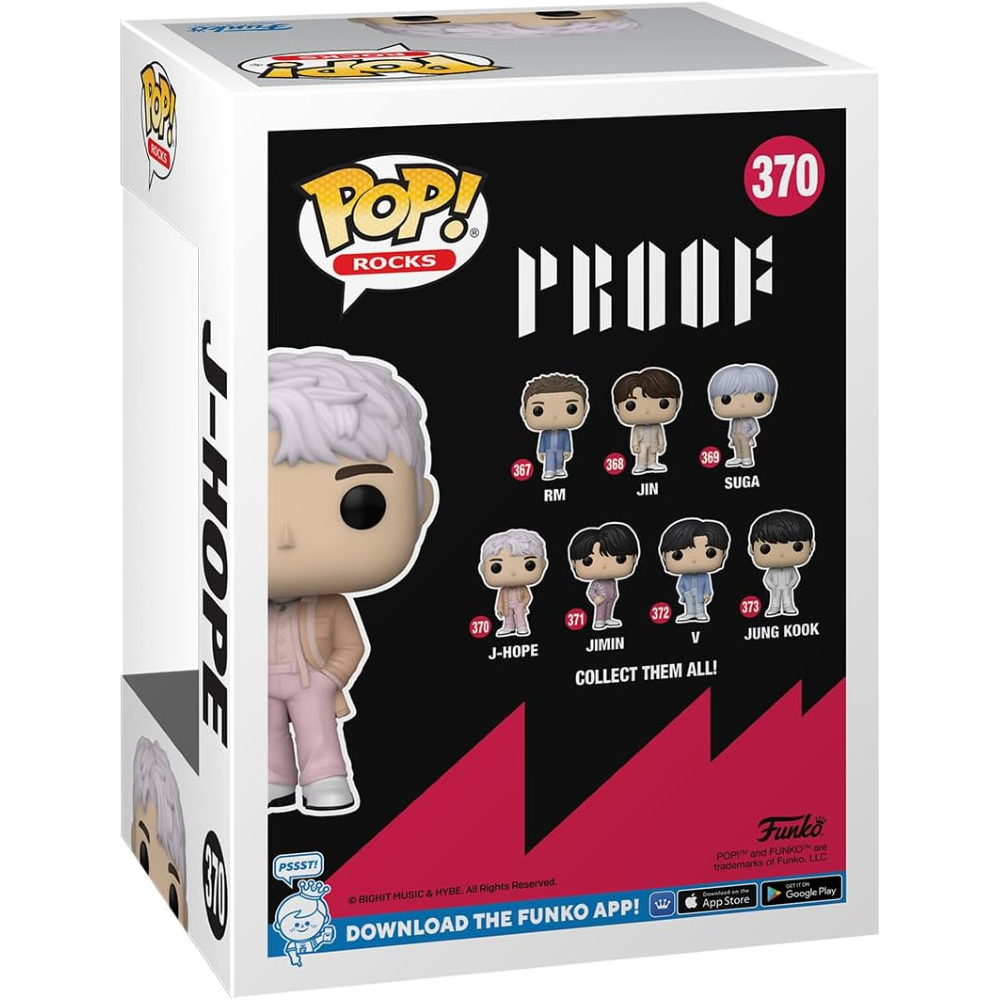 FUNKO POP BTS:PROOF - VINYL FIGURE 370 J-HOPE 9CM 