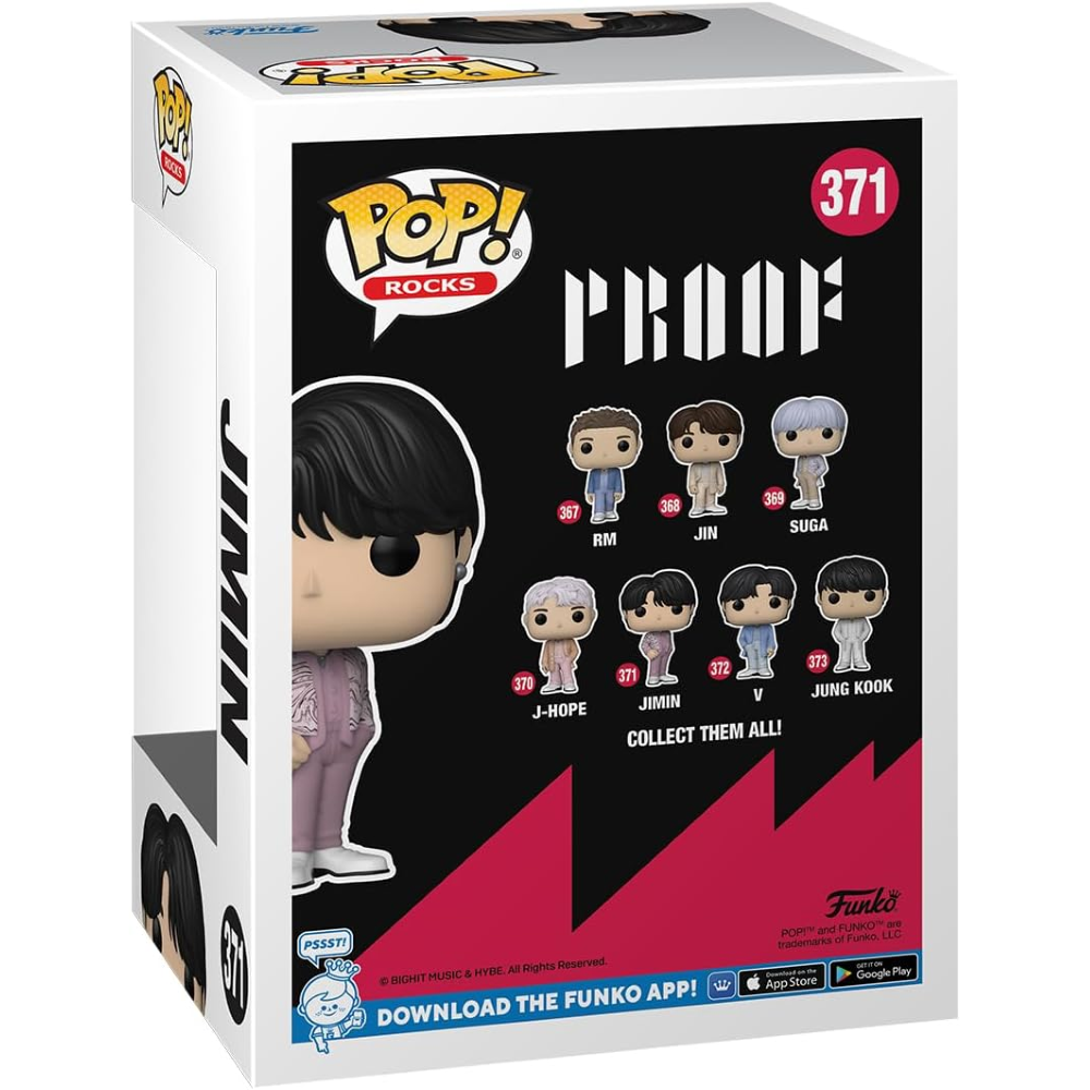 FUNKO POP BTS:PROOF - VINYL FIGURE 371 JIMIN 9CM 