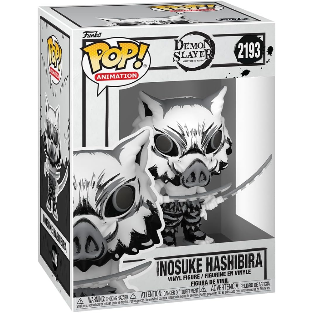FUNKO POP DEMON SLAYER S3 - VINYL FIGURE 2193 INOSUKE HASHIBIRA (SUMI-INK) 9CM 