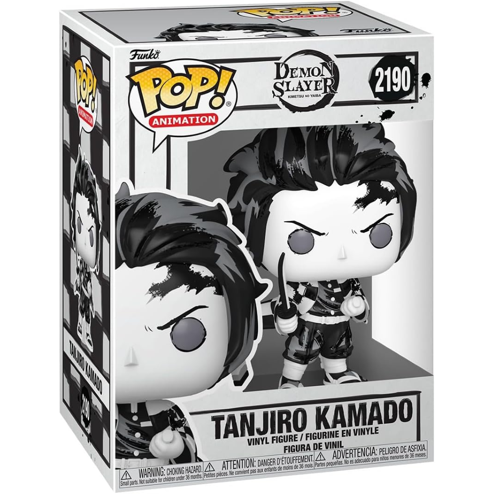 FUNKO POP DEMON SLAYER S3 - VINYL FIGURE 2190 TANJIRO KAMADO (SUMI-INK) 9CM 