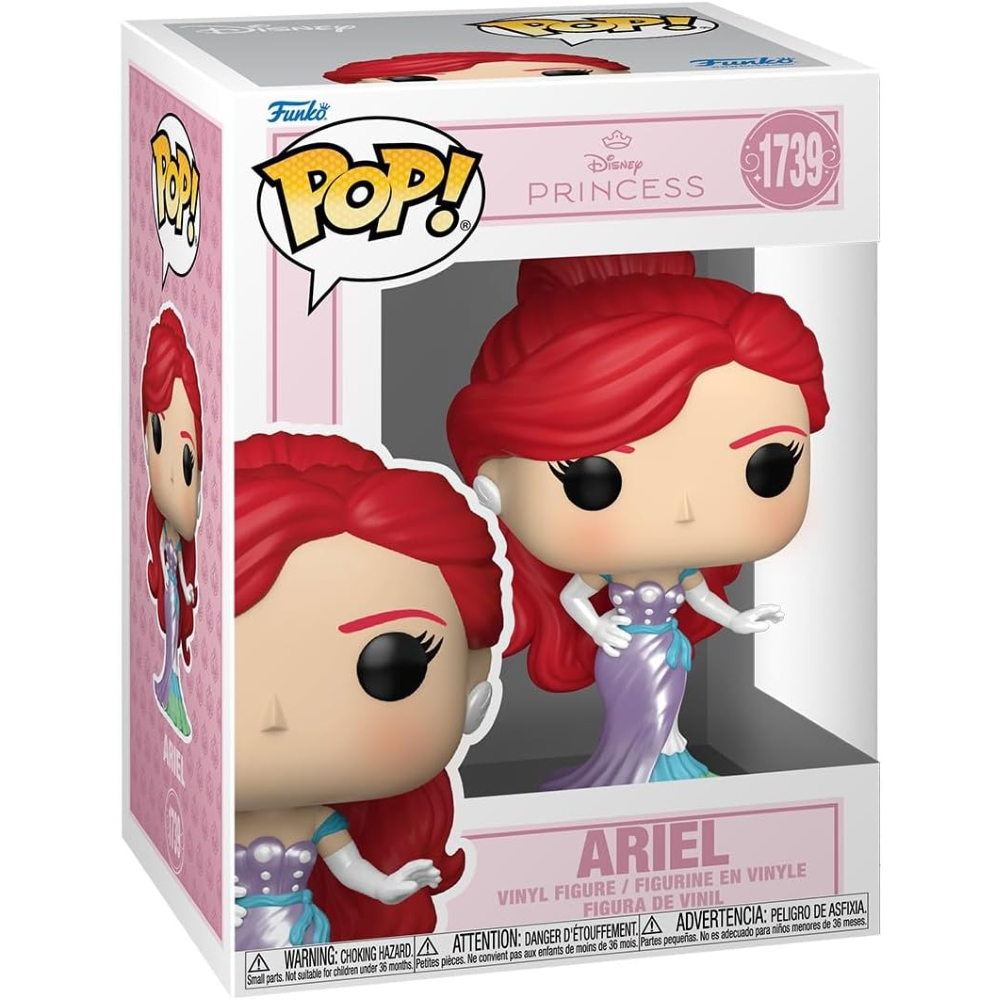 FUNKO POP DISNEY PRINCESS :GRAND ENTRANCES - VINYL FIGURE 1739 ARIEL 9CM 90306