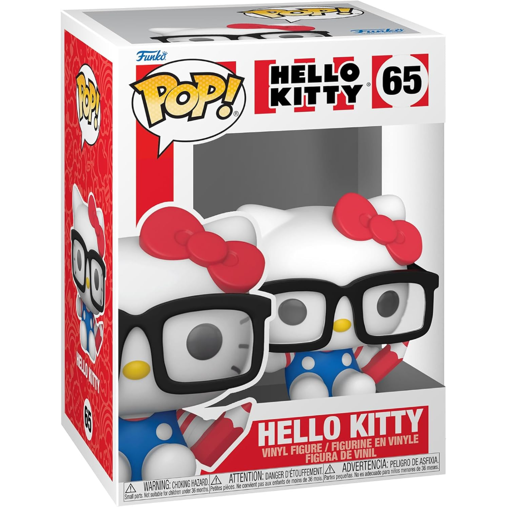 FUNKO POP SANRIO:HELLO KITTY - VINYL FIGURE 65 HELLO KITTY NERD 9CM
