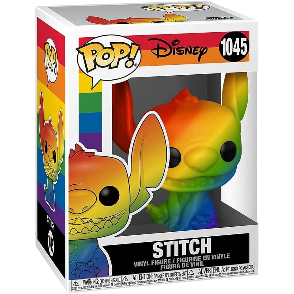 FUNKO POP Lilo and Stitch PRIDE - VINYL FIGURE 1045 STITCH RAINBOW 9CM - 56582