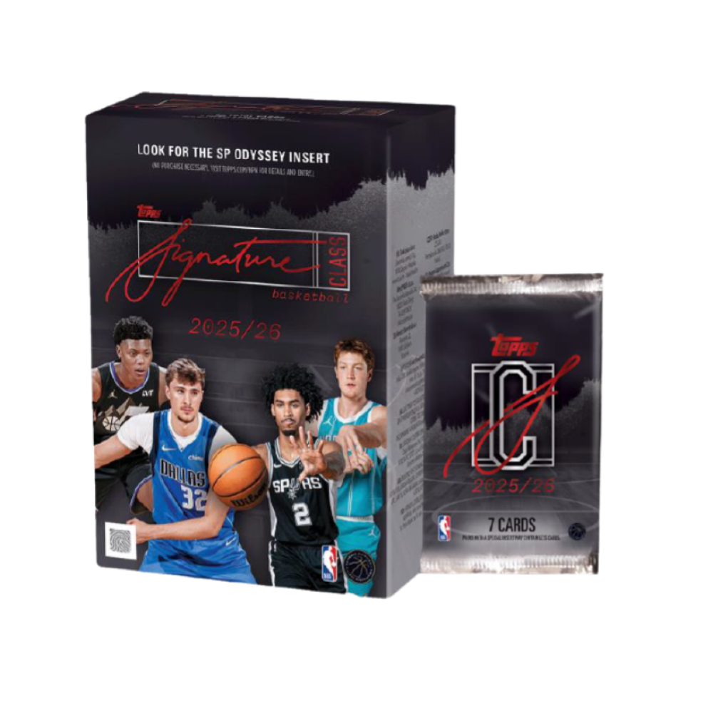 TOPPS - 2025/2026 NBA SIGNATURE CLASS BASKETBALL VALUE BOX (MAX 10PZ PER STORE)