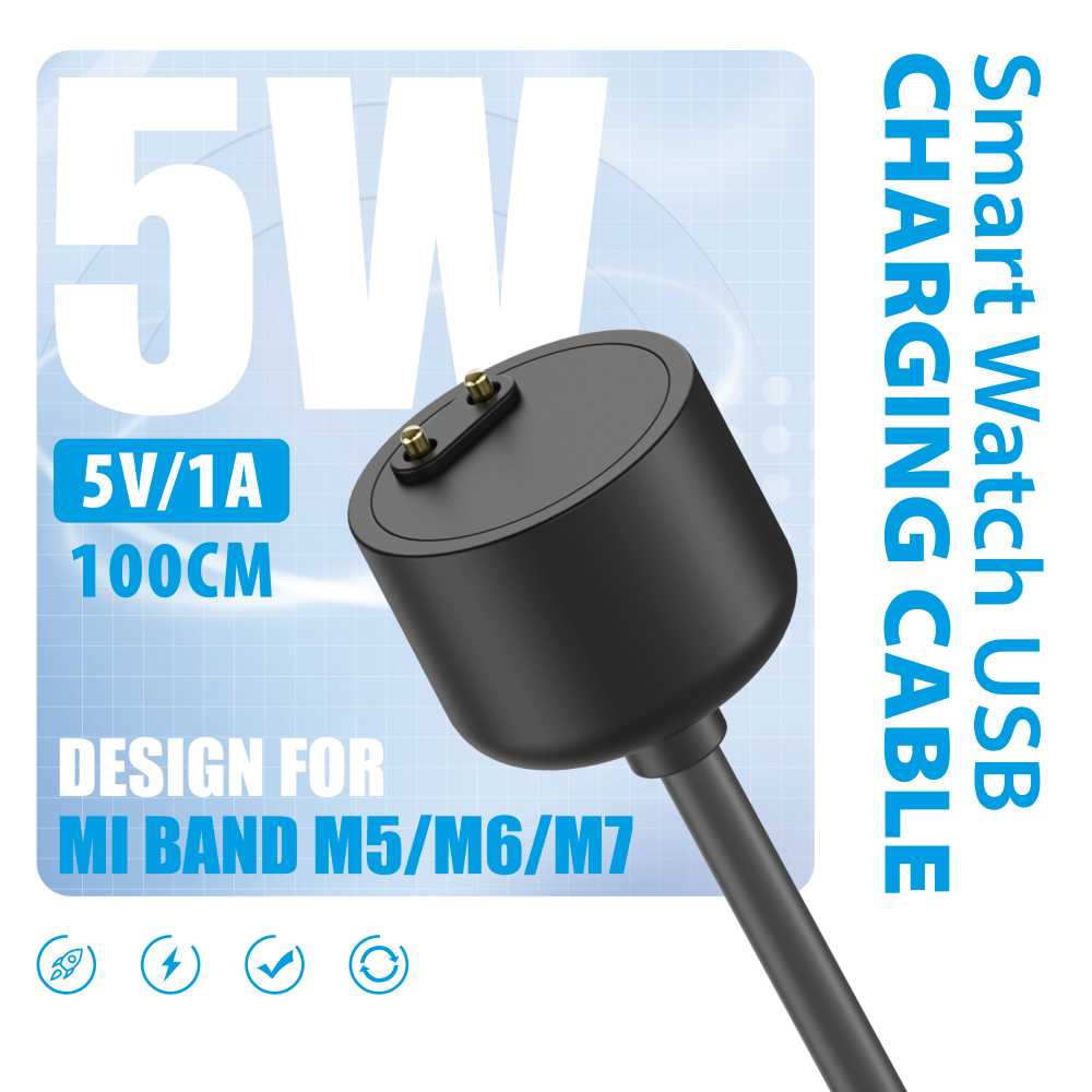 NEWTOP CU45 CAVO RICARICA PER SMARTWATCH XIAOMI MI BAND M5/M6/M7