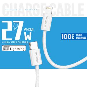 NEWTOP CU48 CAVO TYPE-C/LIGHTNING 27W 