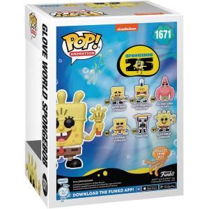 FUNKO POP SPONGEBOB: 25TH ANNIVERSARY - VINYL FIGURE 1671 GLOVE WORLD SPONGEBOB 9CM 