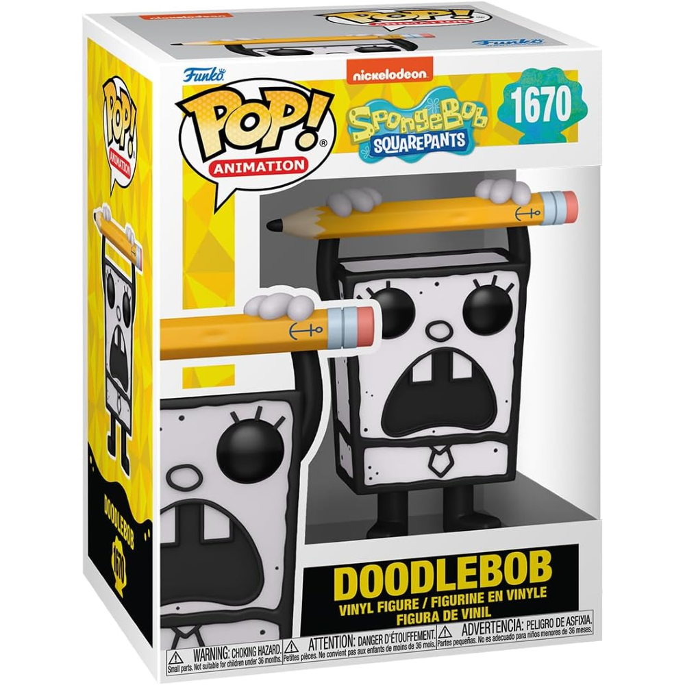 FUNKO POP SPONGEBOB: 25TH ANNIVERSARY - VINYL FIGURE 1670 DOODLEBOB 9CM 