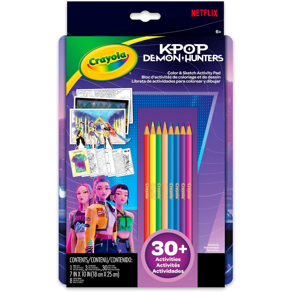 CRAYOLA - ALBUM K-POP Demon Hunters Album disegna e colora 04-7083   30/08/2026