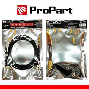 PROPART Cavo Fibra Ottica Toslink High Quality 3m - Nero