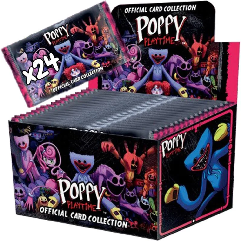 PREORDINE - DIRAMIX - POPPY PLAYTIME BOX display da 24 bustine - OFFICIAL CARD COLLECTION (SCAD. 26/05/2026)