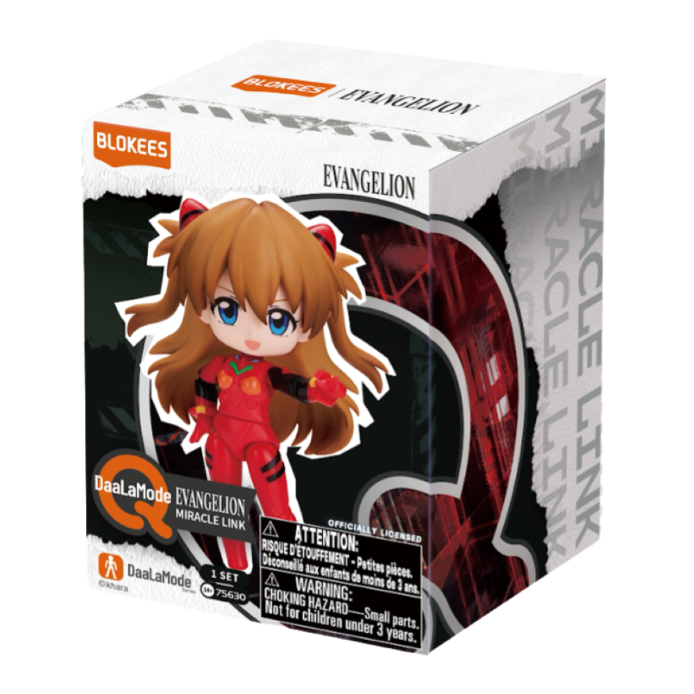 Blokees - Evangelion Blind Box - Fantastic Q Series - 75630 Evangelion: Miracle Link  DISPLAY 6PC