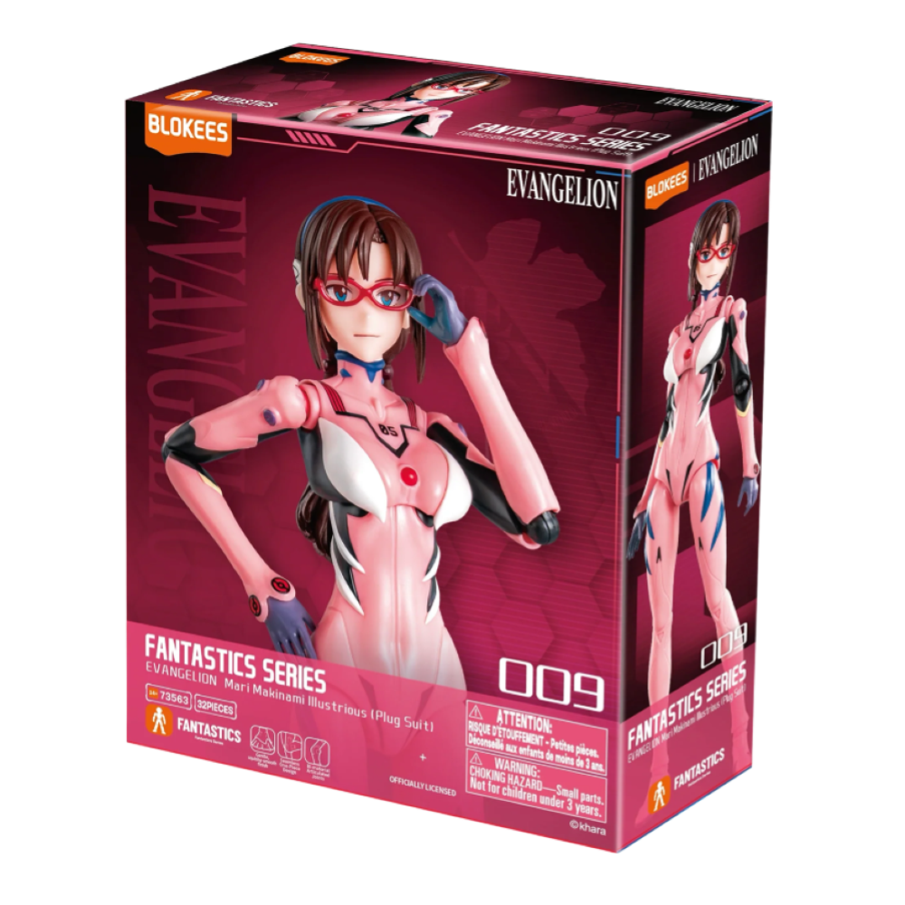 Blokees - Evangelion Fantastic Series FF02 - 73563 Mari Makinami (Plug Suit) Model Kit 
