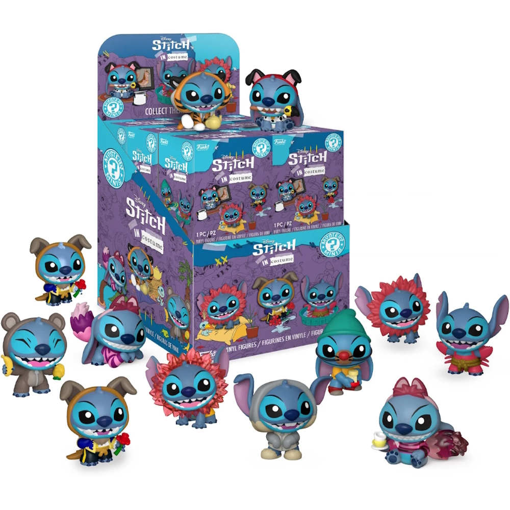 FUNKO POP 76081 DISNEY: STITCH COSTUME - MYSTERY MINI BLIND BOX - DISPLAY 12 PZ 