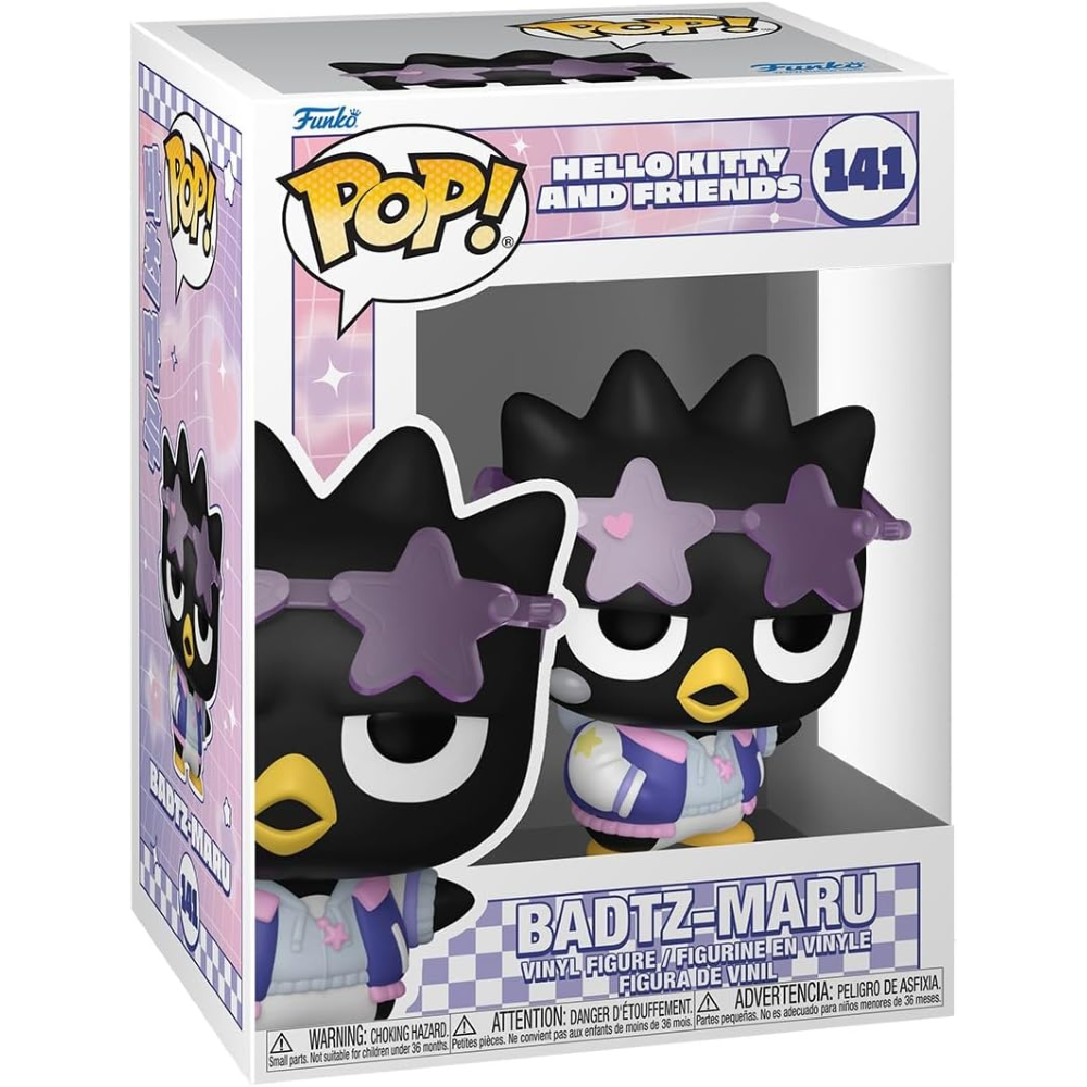 FUNKO POP SANRIO:HELLO KITTY S8 - VINYL FIGURE 141 BADTZ-MARU (K-POP) 9CM