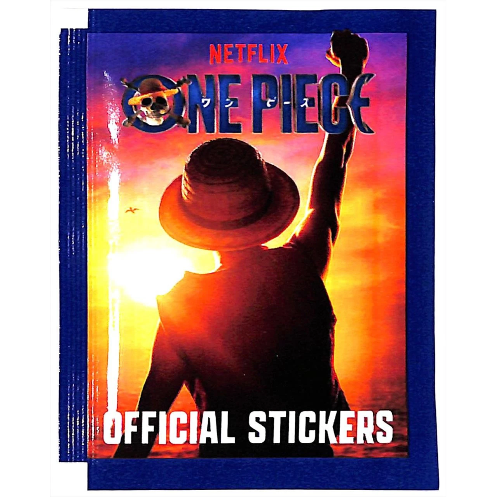 DIRAMIX - One Piece eco blister - Eco blister con 5 bustine di figurine - Offical Stickers Netflix