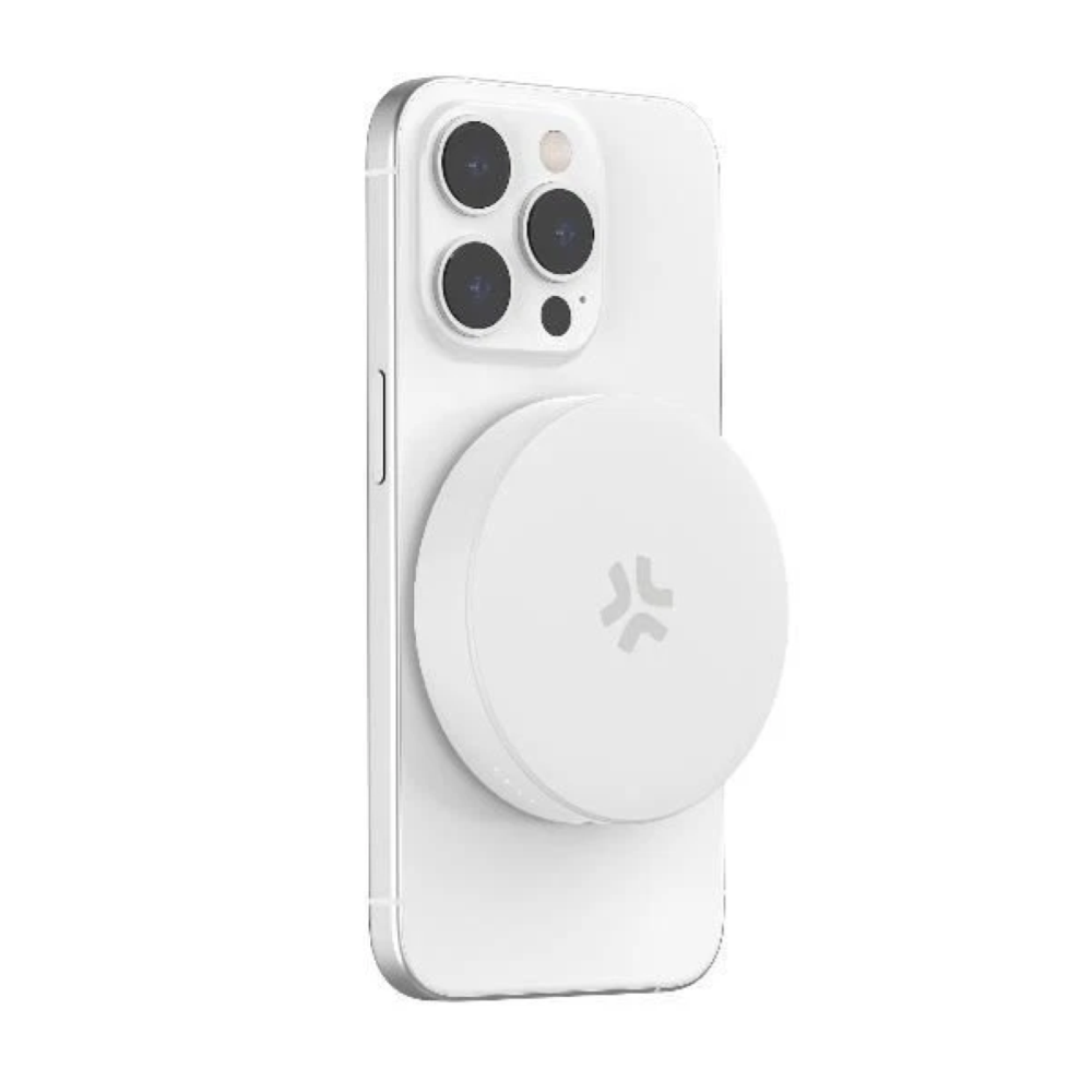 CELLY - 5W CIRCLE POWERBANK MAGSAFE 3000 MAH - WHITE