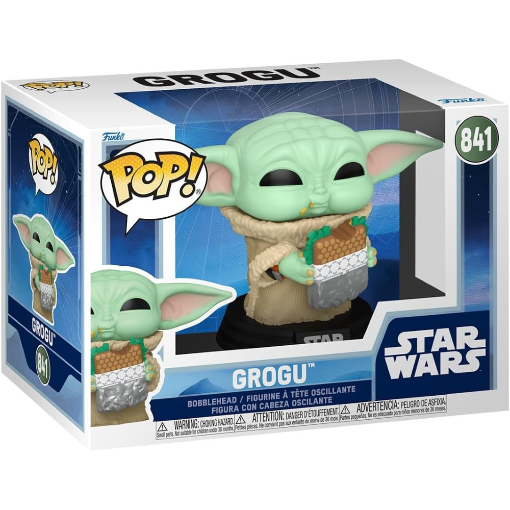 FUNKO POP STAR WARS:THE MANDALORIAN&GROGU  - VINYL FIGURE 841 GROGU 9CM 90821