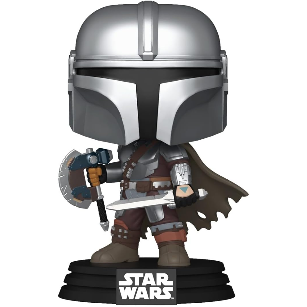 FUNKO POP STAR WARS:THE MANDALORIAN&GROGU  - VINYL FIGURE 844 THE MANDALORIAN 9CM 90824