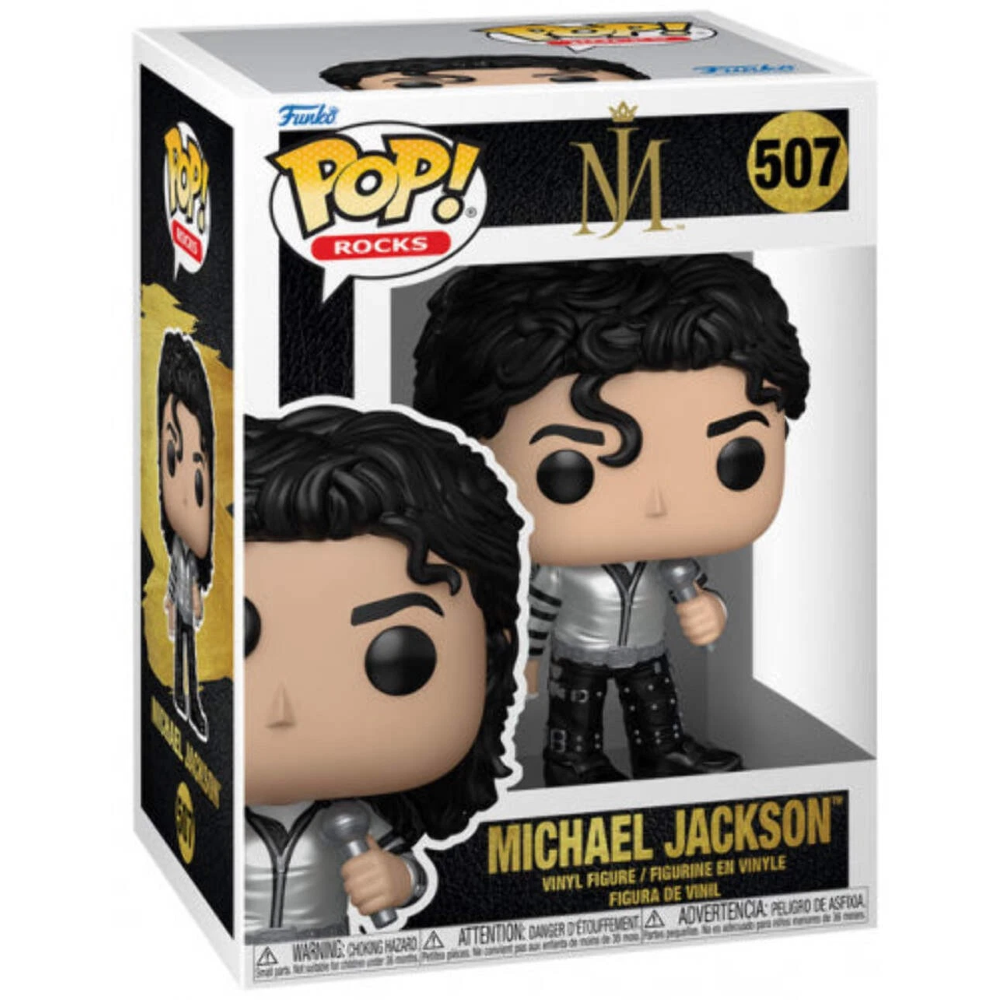FUNKO POP MICHAEL JACKSON S5 - VINYL FIGURE 507 MICHAEL JACKSON (BAD TOUR) (MT) 9CM - 93069
