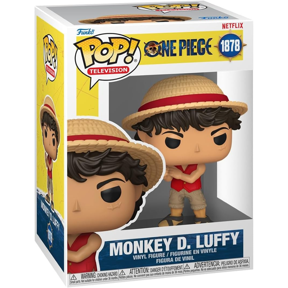 FUNKO POP NETFLIX: ONE PIECE (LIVE ACTION) - VINYL FIGURE 1878 MONKEY D. LUFFY 9CM - 75665